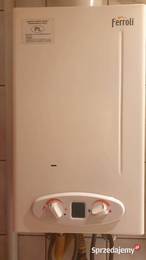 Gazowy podgrzewacz wody biały Koszalin sprzedam