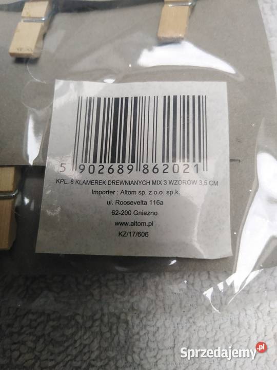 Drewniane klamerki Nowa Karczma