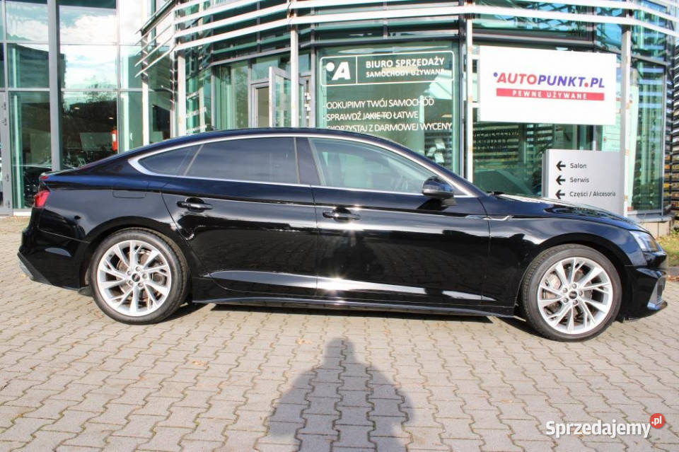 Audi A5 2022r Gwarancja IWŁ ASO FV23 Kamery 204KM sprzedam