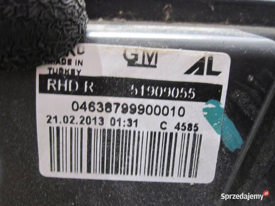 OPEL COMBO D lampa prawa przód 51909055 ANGLIK Kielce