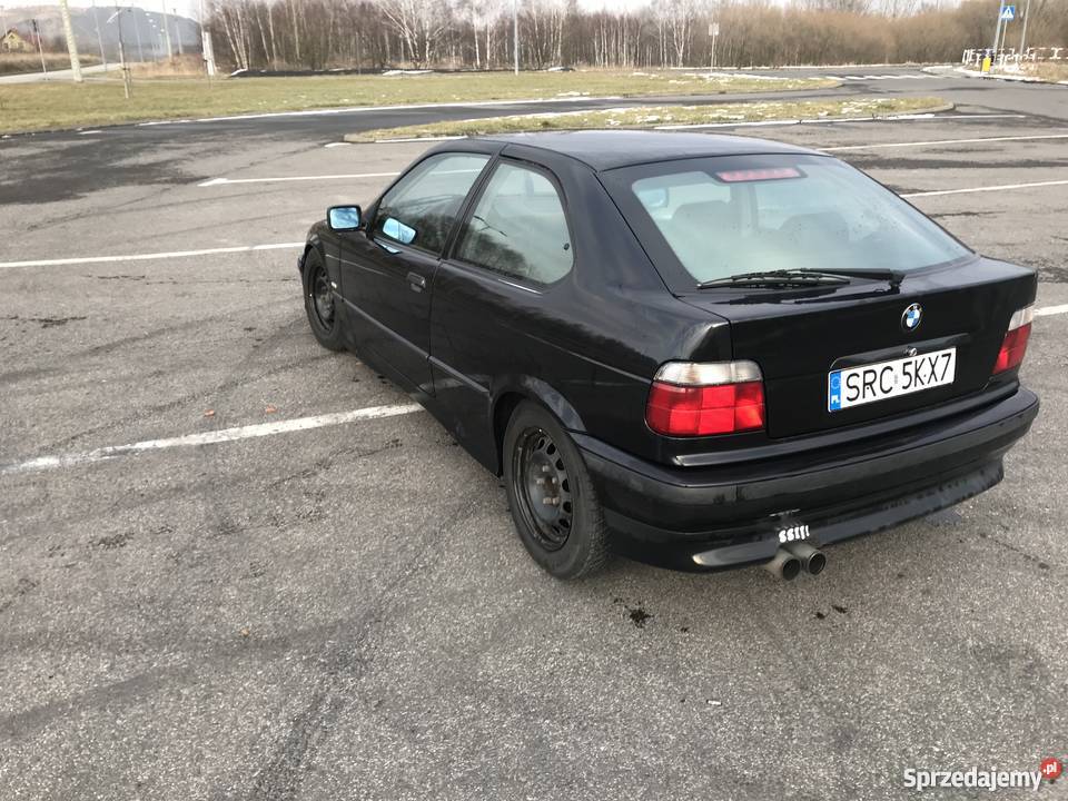 BMW E36 Compact 19 Bogate wyposażenie skórzana tapicerka Seria 3 Rydułtowy