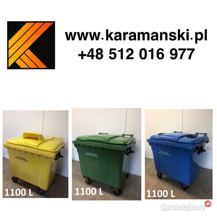 240 L używane pojemniki na odpady 120 L 660 L Bielsko-Biała
