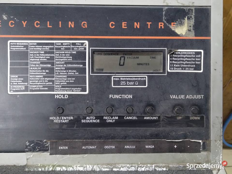 Stacja klimatyzacji SUN MRC 334 r134a Hajnówka