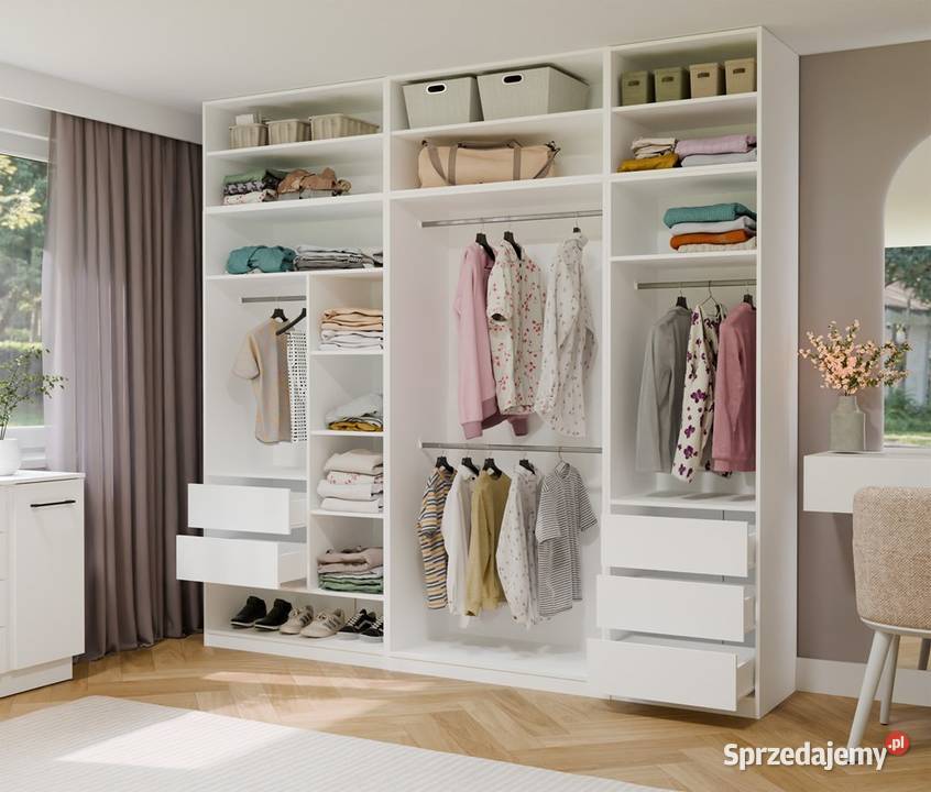 NADSTAWKA 100 OPENO BIAŁA Półka Do Garderoby