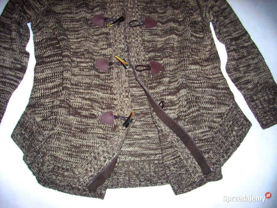 Ciepły Sweter Żakiet Kardigan ZAMEK NOWY 36 38 Nowy Sącz