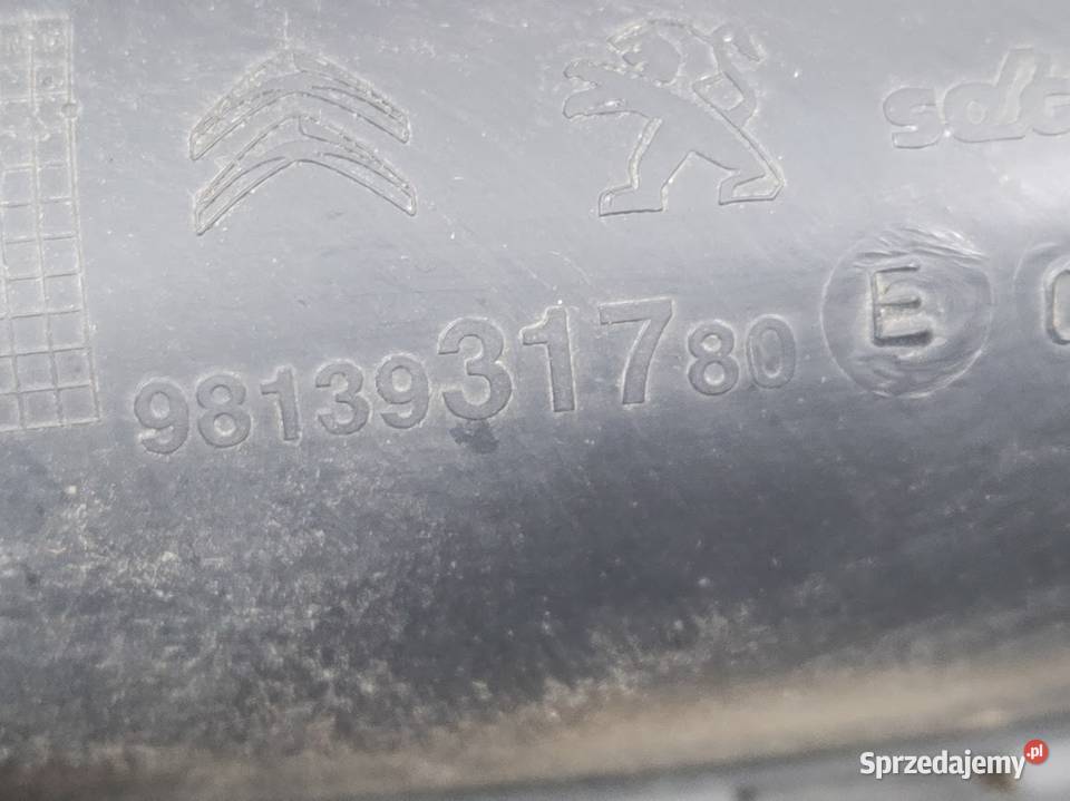 Rura Dolot Wlot Powietrza Citroen DS7