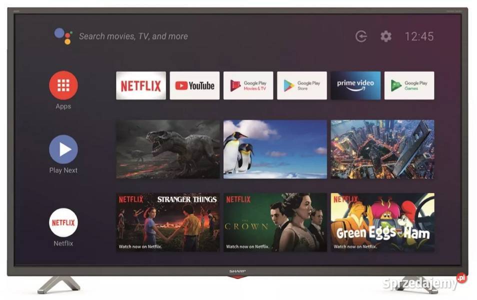 TV Smart z Androidem Wifi YouTube Netflix i inne Bytom