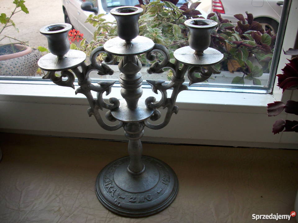 Duży kolekcjonerski świecznik ZM Ursus zachodniopomorskie Barlinek sprzedam