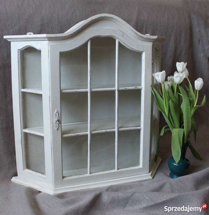 witryna witrynka shabby chic retro prowansja