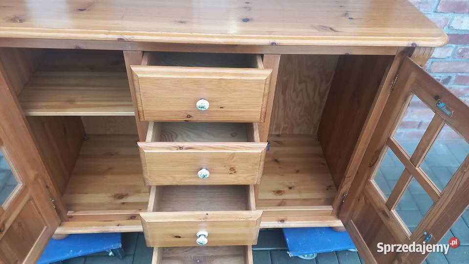 Komoda sosnowa Kredens Pod telewizor RTV Bufet z Gawroniec
