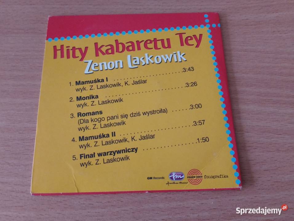 Hity kabaretu TEY Zenon Laskowik klasyka 1 płyta Poznań