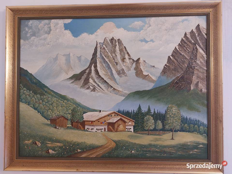 Obraz olejny podkarpackie