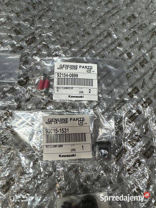 Komplet śróbek nakładki nakrętki ZZR1400 wielkopolskie Poznań