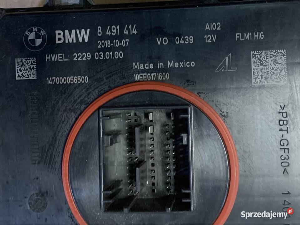 8491414 moduł przetwornica led bmw 5 g30 g31 Rok produkcji 2018 zachodniopomorskie Szczecin