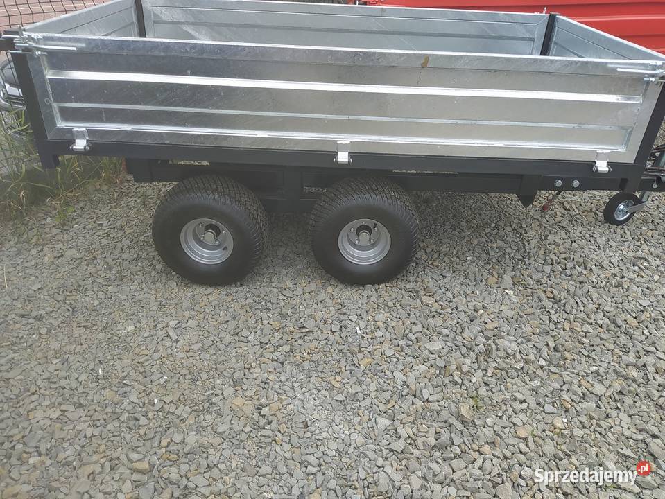 Przyczepa rolnicza dwuosiowa 25T z kiprem małopolskie Gorlice