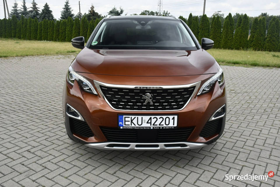 Peugeot 3008 12Turbo GTLineLedyBiXenonPanorama przyciemniane szyby Kutno