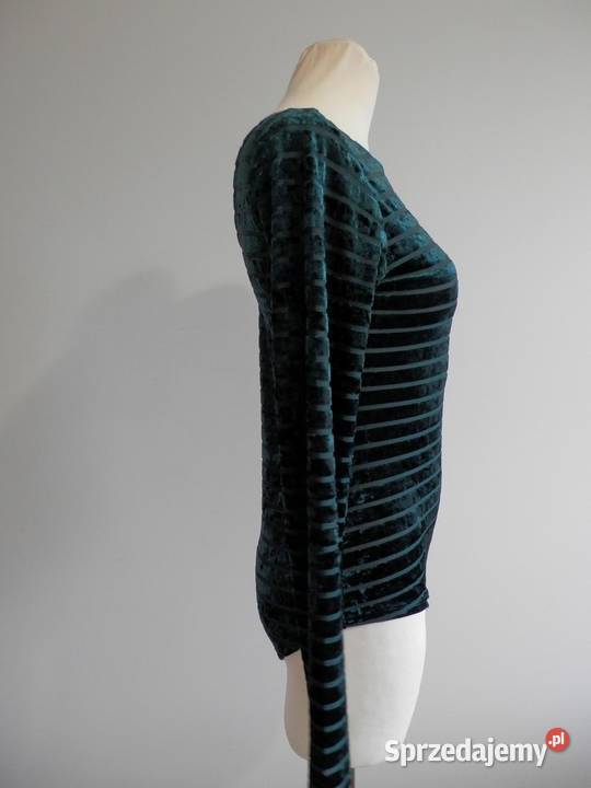 Bluzka Body Aksamitna Ciemnozielona Szmaragdowa podlaskie Łomża