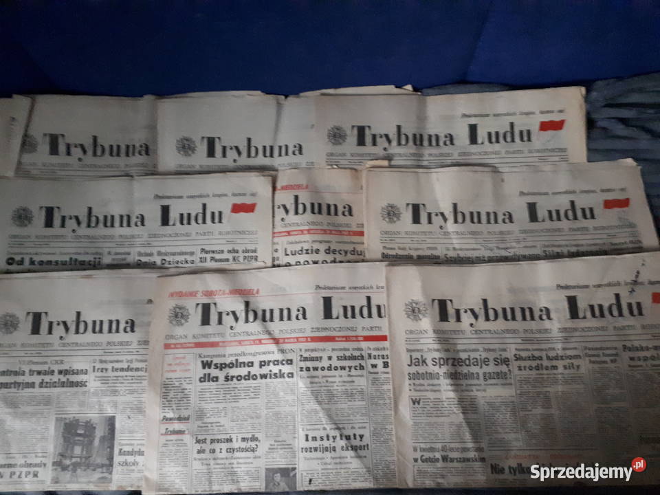 Trybuna Ludu 9sztuk 1983 1306 2102 2905 1406 Rok wydania 1983 Pruszków sprzedam