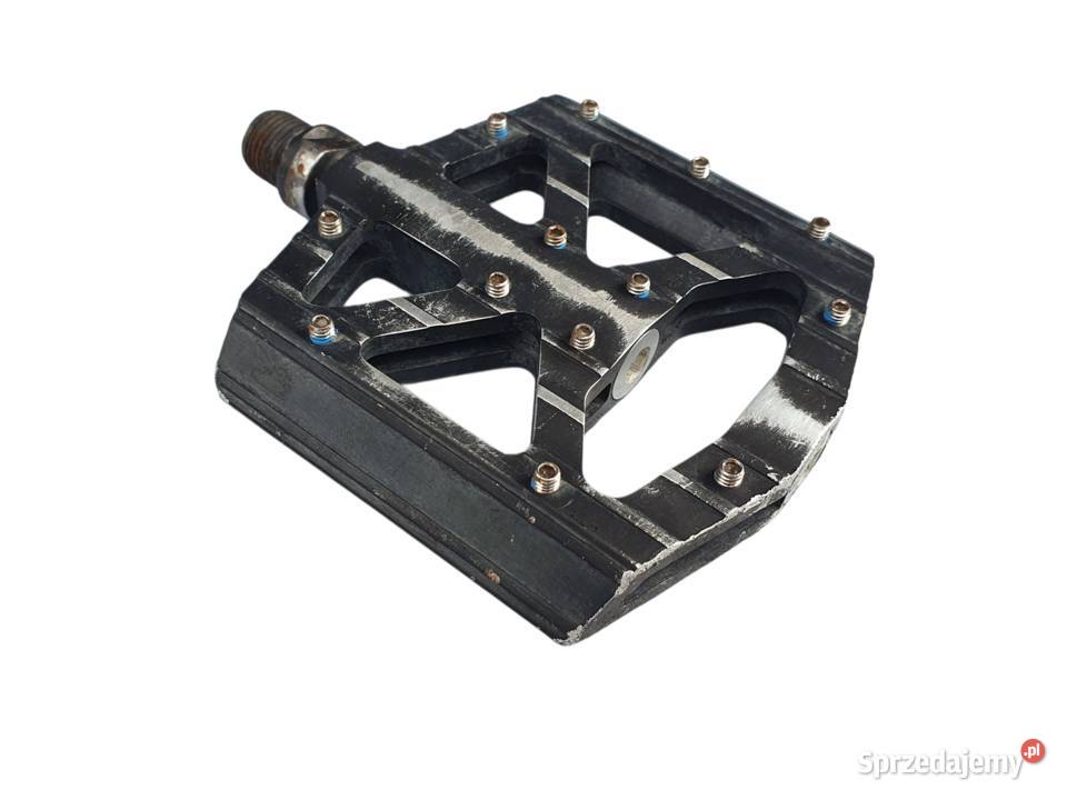 Pedały rowerowe platformowe aluminiowe mocne i śląskie