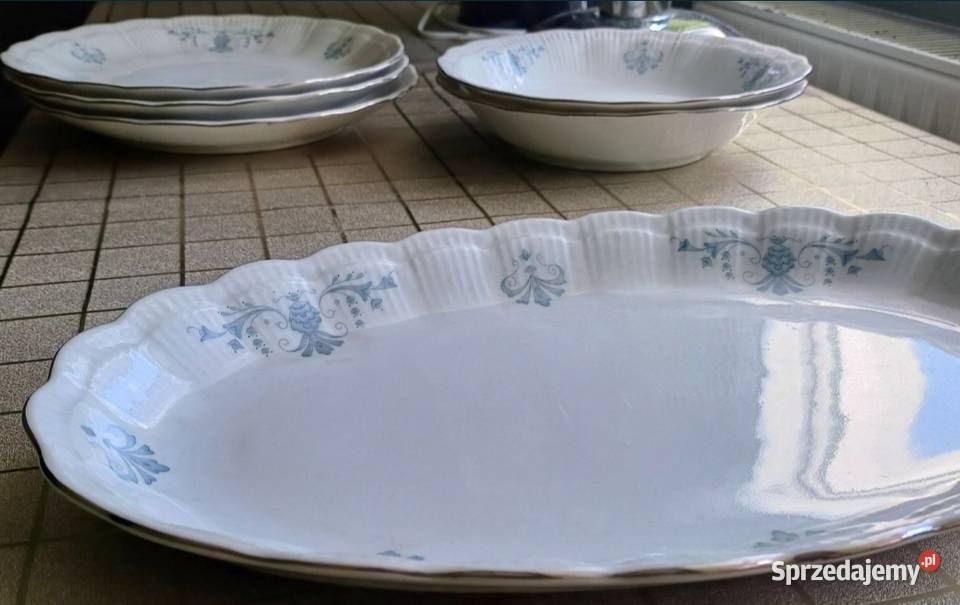 Zestaw porcelany PRL vintage z delikatnymi Antyki, Sztuka, Kolekcje dolnośląskie Kowary sprzedam