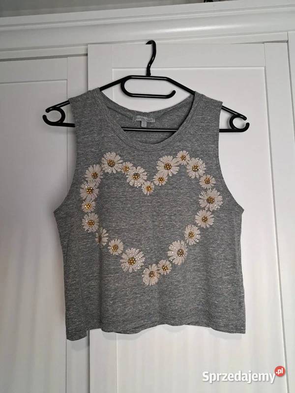 Top ze stokrotką Rozmiar 36(S) pomorskie Trąbki Wielkie