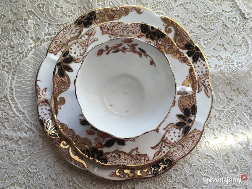 Filiżanka trio 1899 Anglia Kraków
