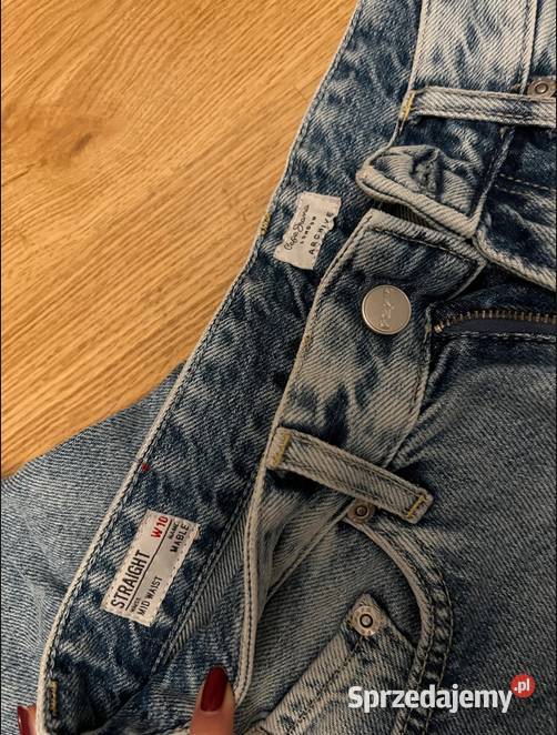 Na sprzedaż proste dżinsy marki Pepe jeans w 26 niebieski Poznań