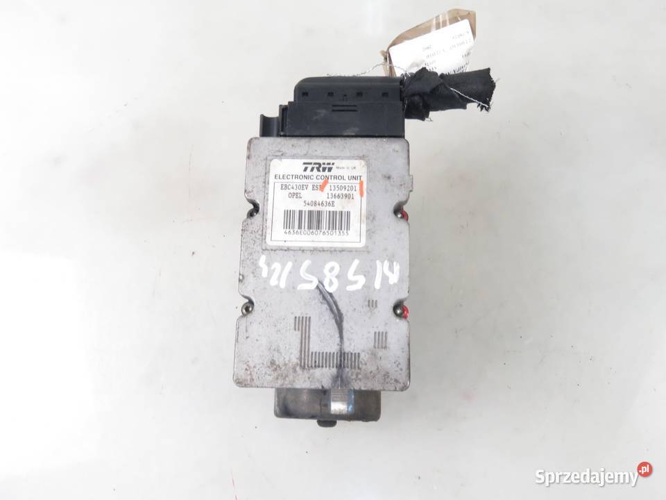POMPA ABS OPEL VECTRA C Z02 13509201 13663901 osobowe