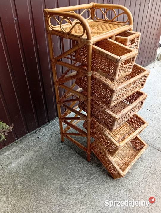 komoda rattanowa z szufladami 576 kujawsko-pomorskie Byczyna