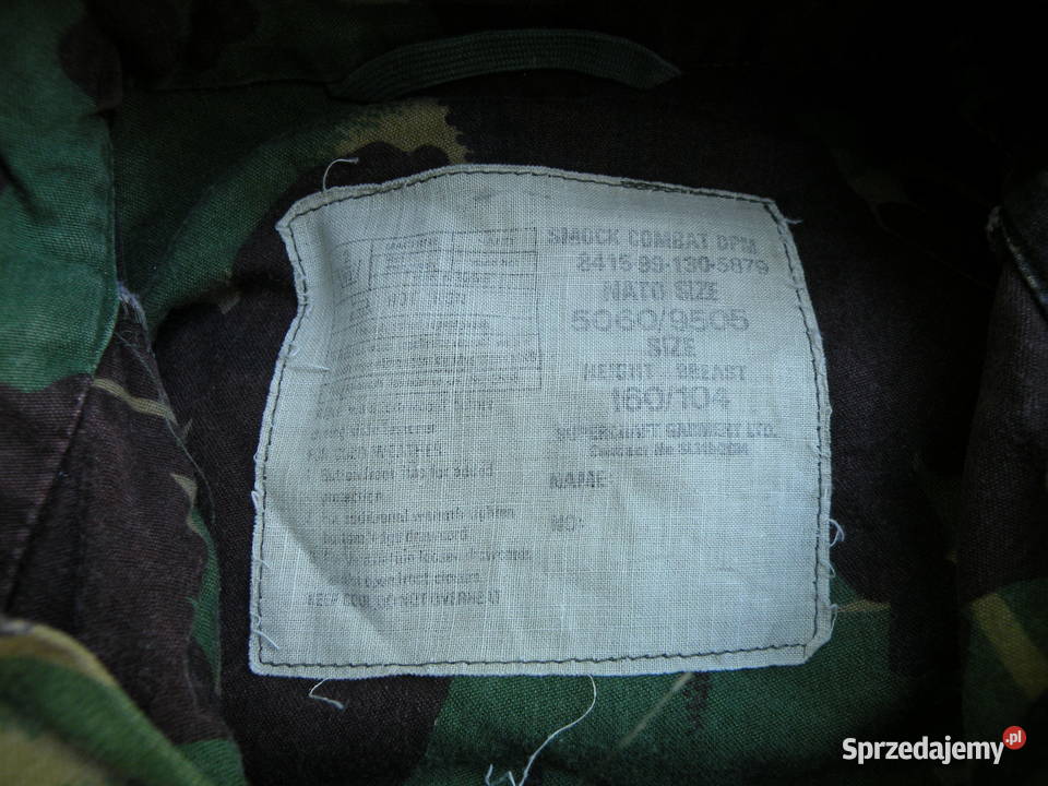 Bluza smock combat dpm p68 160104 Wrocław