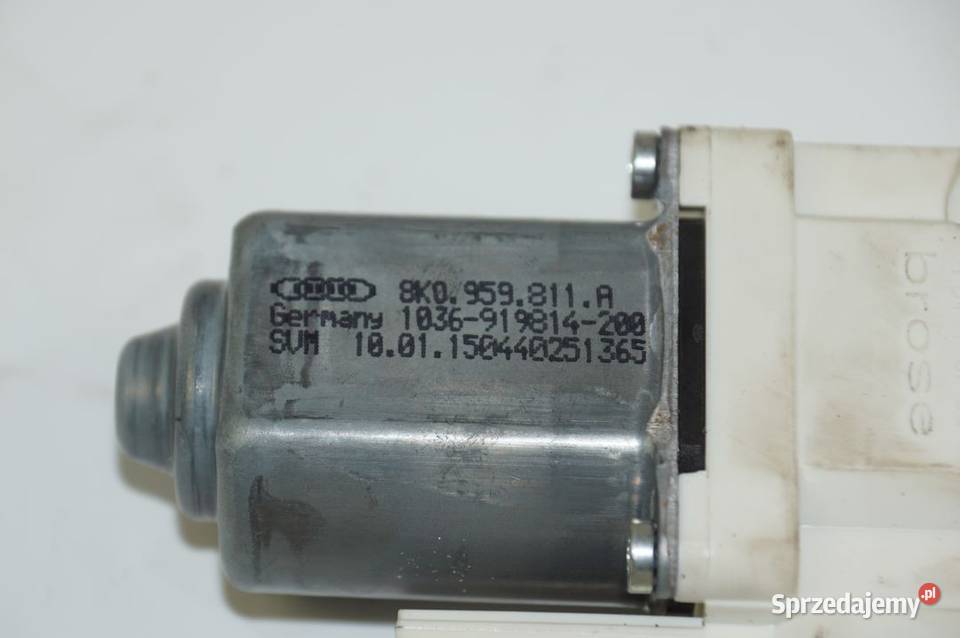 8K0959811A AUDI A6 C7 SILNICZEK SZYBY LEWY TYL Lipno