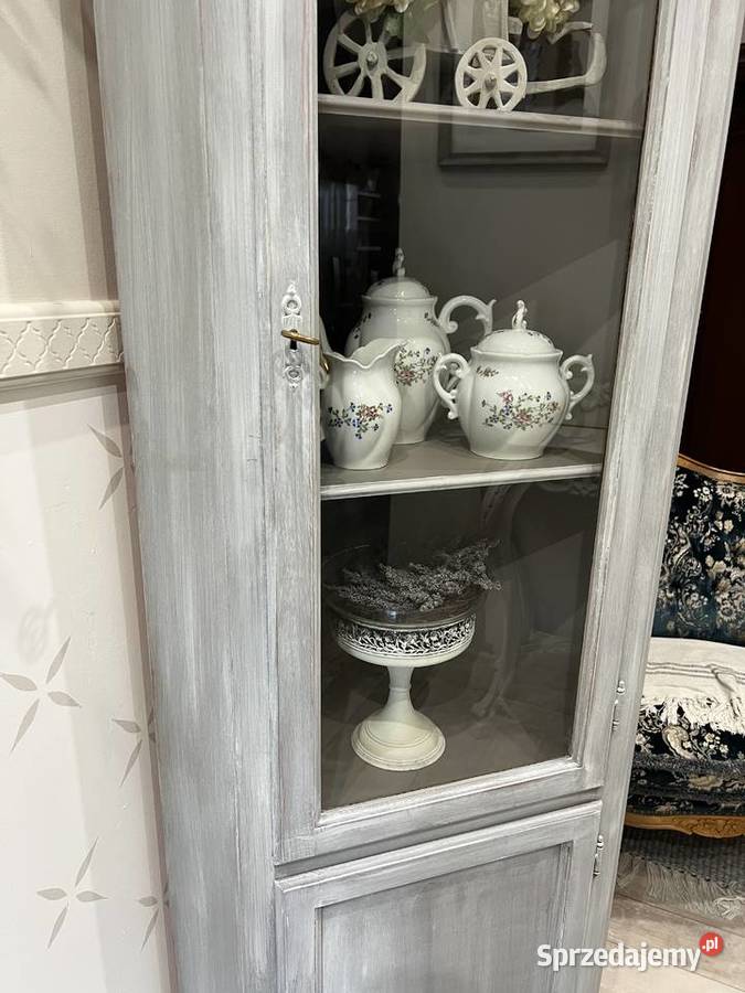 Narożna witryna szara shabby lubuskie Żary