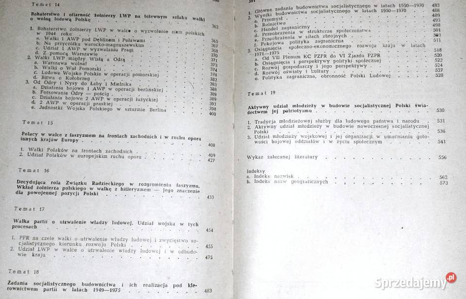 Z dziejów oręża polskiego i walki o postęp sprzedam