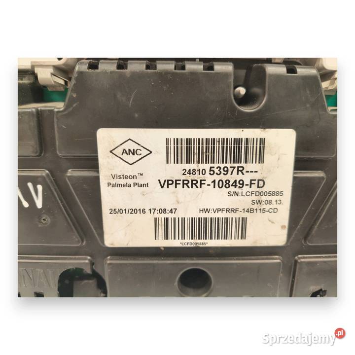 LICZNIK ZEGARY 248105397R Renault Clio IV 15 DCI Chełm