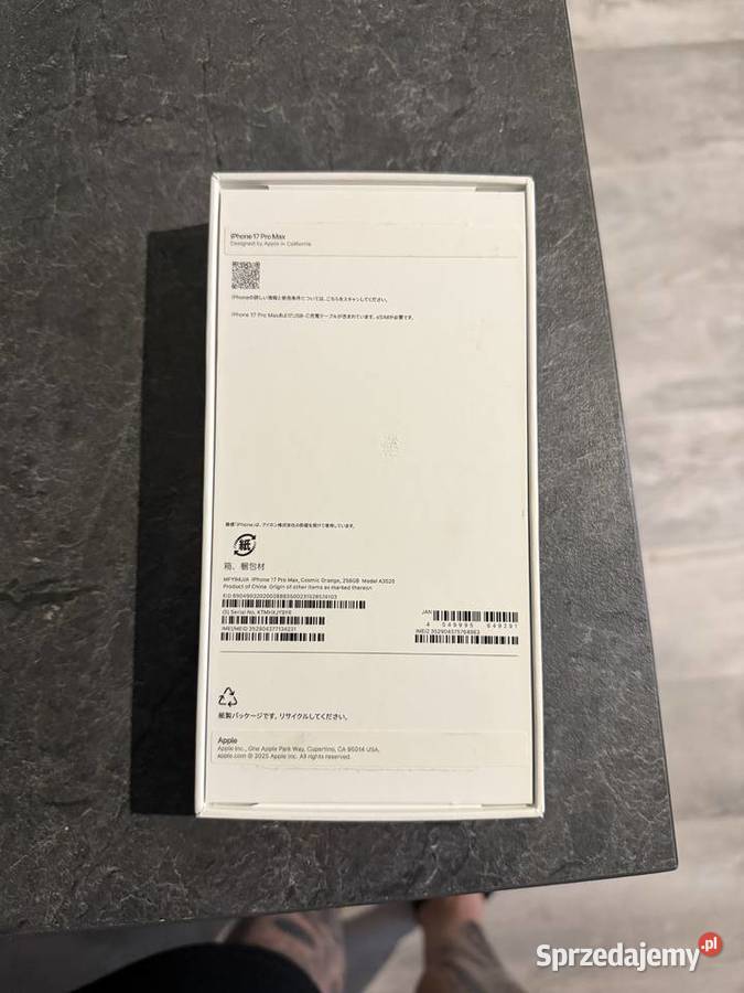 iPhone 17 Pro 256 G wersja esim większa bateria Elektronika Braniewo