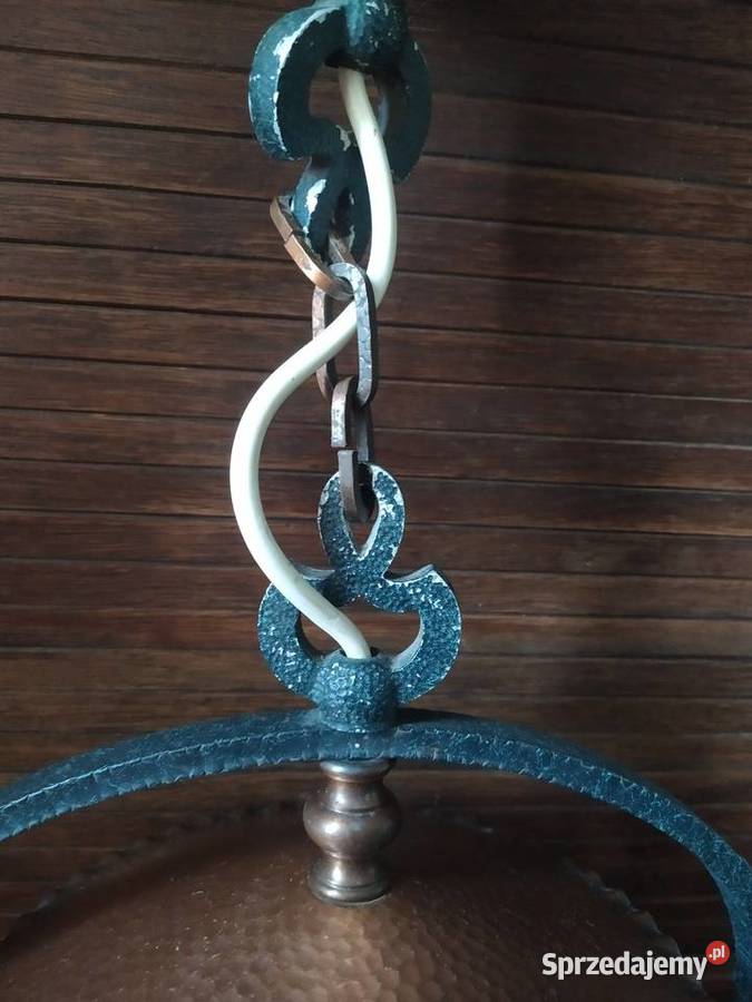 Stara lampa wisząca żyrandol altana weranda mazowieckie Pruszków sprzedam