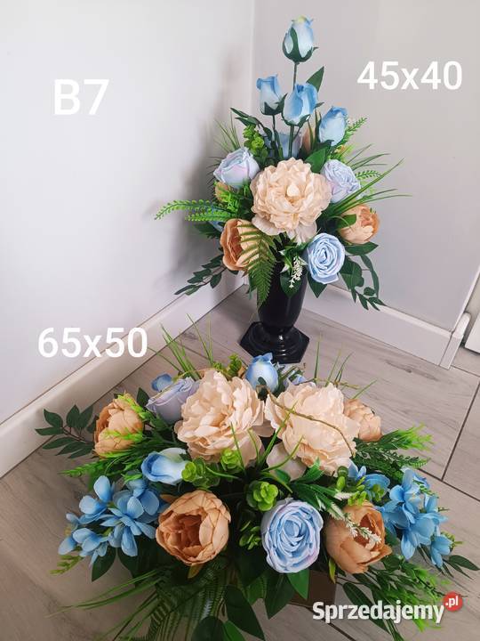 komplet nagrobny pastelowy śląskie