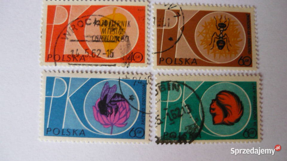 Znaczki miesiąc oszczędności Myszków