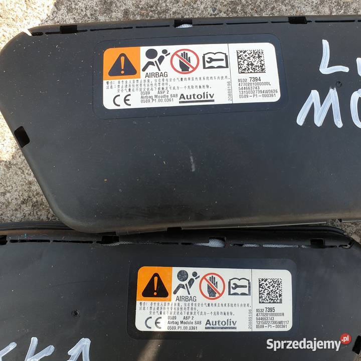 OPEL MOKKA AIRBAG PODUSZKA FOTELA LEWA PRAWA Łochowice