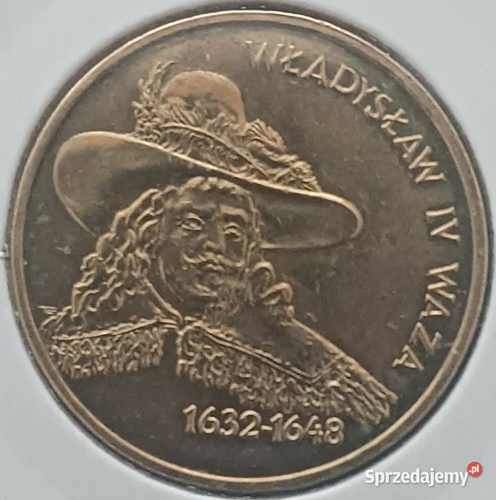 2 Władysław IV Waza 1999 r mennicze holder wielkopolskie Konin
