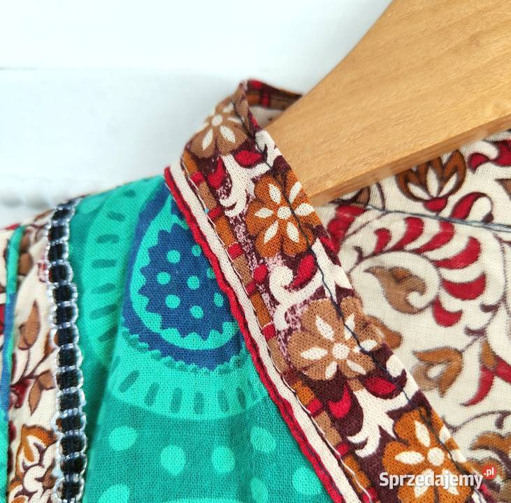 Tunika indyjska sukienka XXL 44 bawełna vintage Szczecin