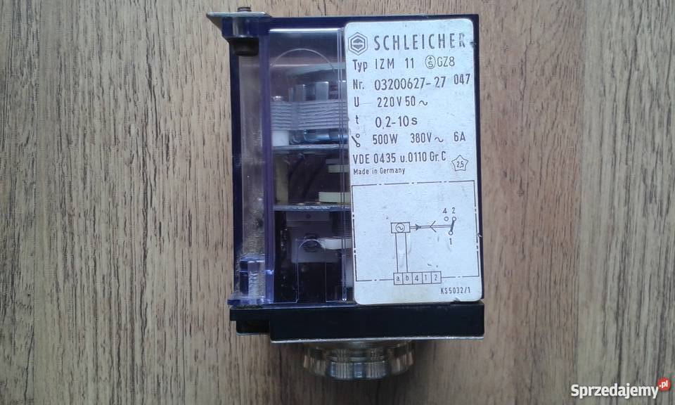 Czasówka SCHLEICHER 0210S TypIZM11 220V AC Skoczów