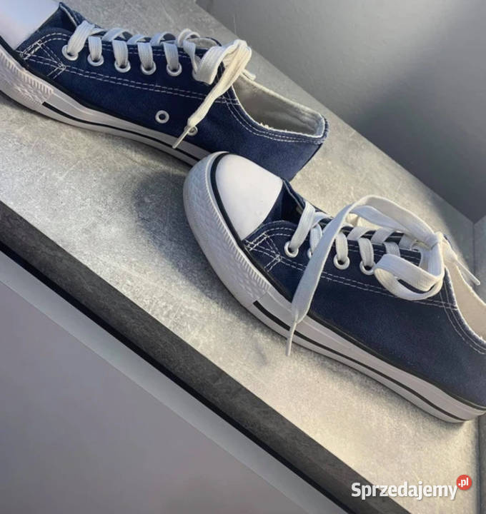 Tenisówki trampki granatowe inna podkarpackie Jasło sprzedam