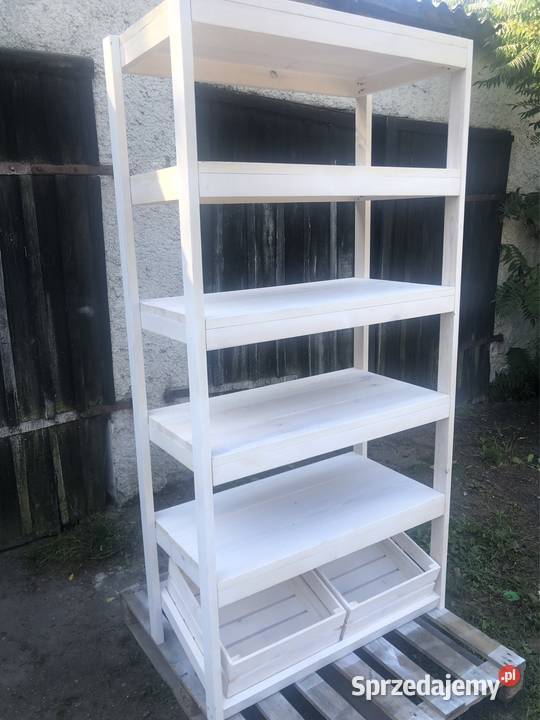 Regał półki drewniany wysoki 2mx1m garaż
