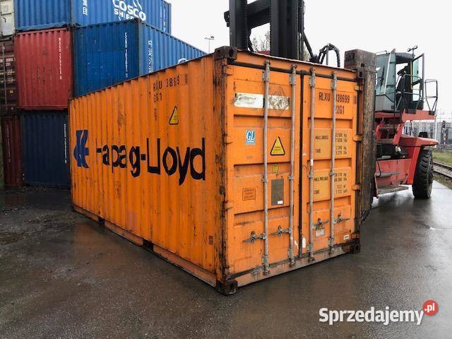 Kontener morski magazynowy 20DV 6 metrowy pomorskie Kościerzyna