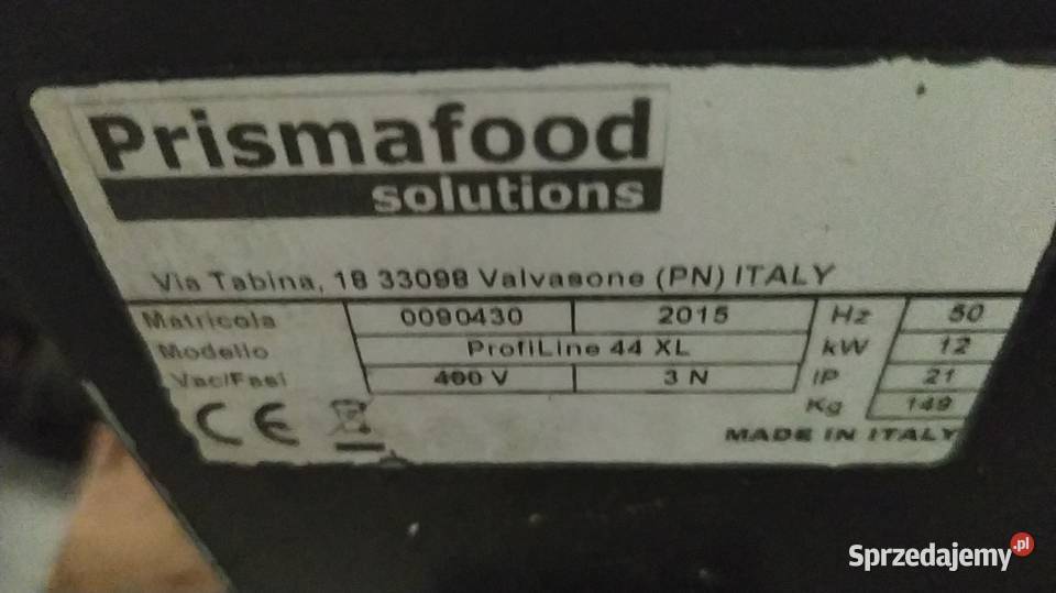 Piec do pizzy Basic 44 Prismafood 2 komory Wrocław