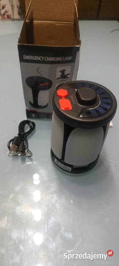 Lampa solarna kempingowa ogrodowa