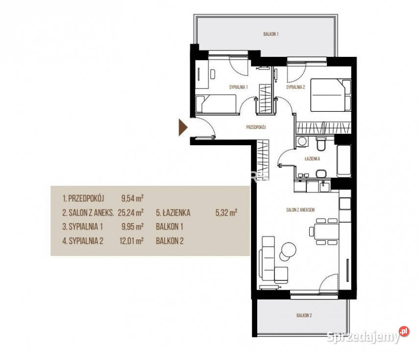 sprzedaży mieszkania 6206m2 3 pokoje Kraków Liczba pokoi 3 małopolskie