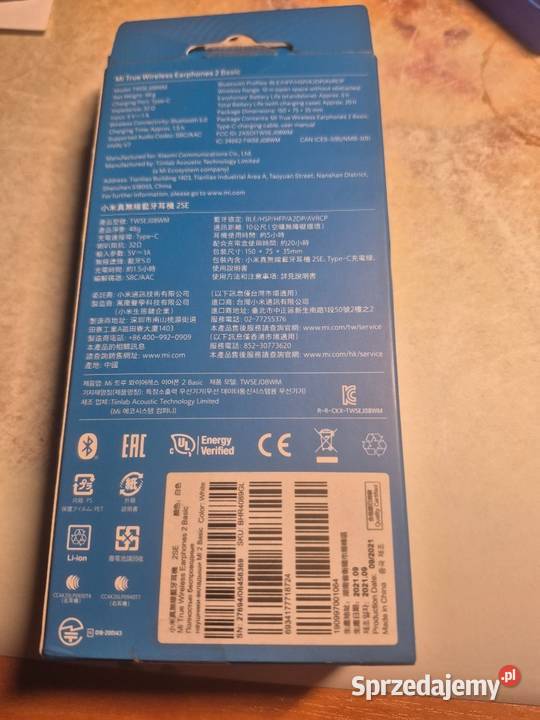 Słuchawki bezprzewodowe douszne Xiaomi Mi True śląskie Bielsko-Biała