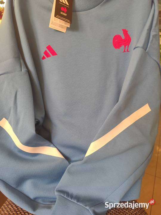 Adidas bluza damska oversize crop ML FFR France